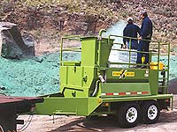 Trailer-mounted Bowie Hydro-Mulcher