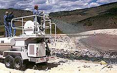 Mulching Landfill Trash with Waste-Cover